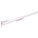 vidaXL sarokvédők 2 db sárga&fekete 4x3x100 cm PU