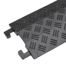 vidaXL 2 db fekete kábeltaposó 98,5 cm