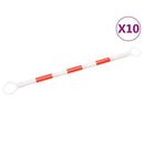 vidaXL 10 db ABS kihúzható terelőbója-korlát 116-197 cm