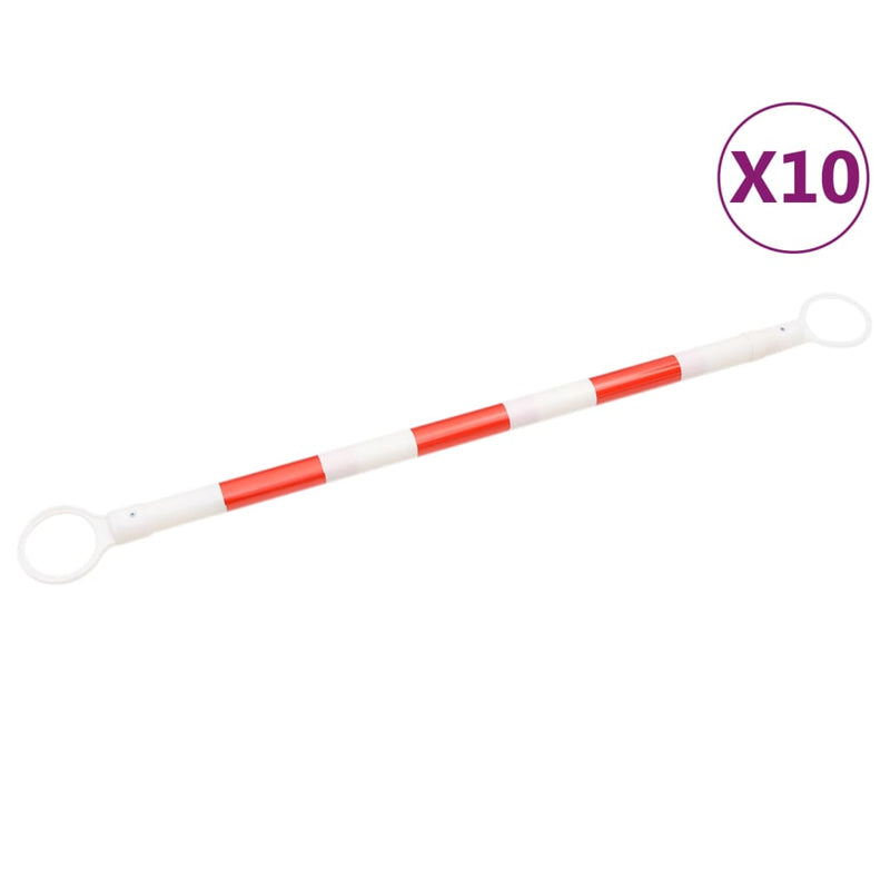 vidaXL 10 db ABS kihúzható terelőbója-korlát 116-197 cm