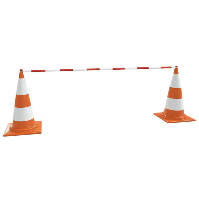 vidaXL 10 db ABS kihúzható terelőbója-korlát 116-197 cm