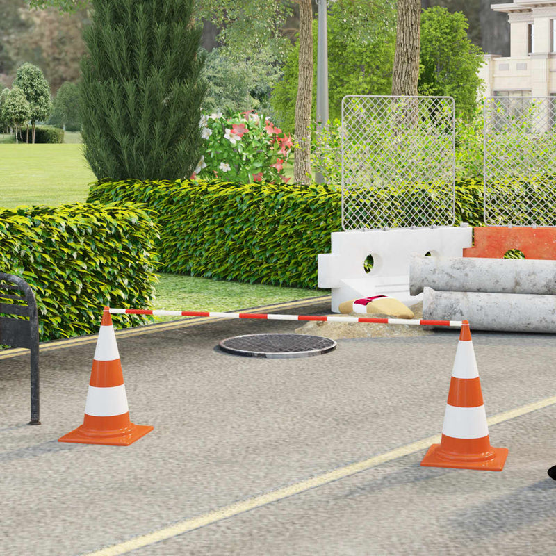 vidaXL 10 db ABS kihúzható terelőbója-korlát 116-197 cm