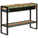 vidaXL tömör újrahasznosított fa tálalóasztal 110x30x76 cm