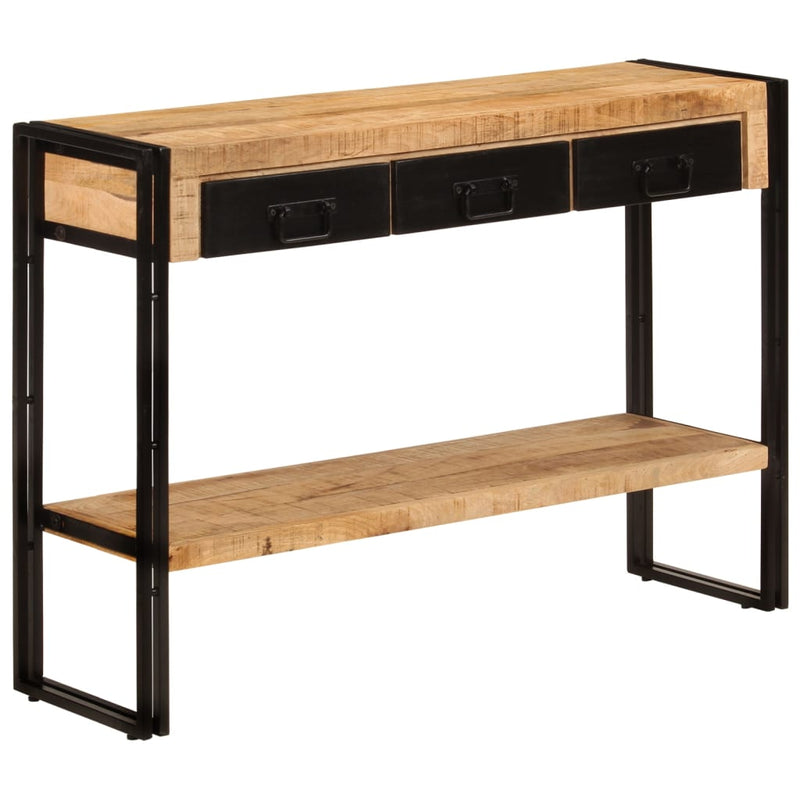 vidaXL tömör mangófa tálalóasztal 110 x 30 x 76 cm