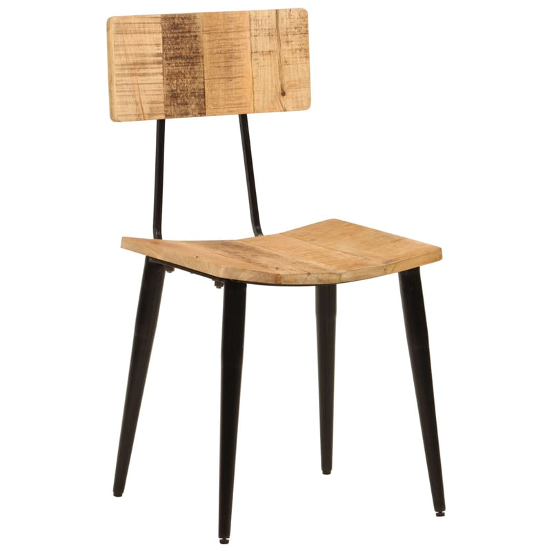 vidaXL 2 db tömör mangófa étkezőszék 44 x 40 x 80 cm