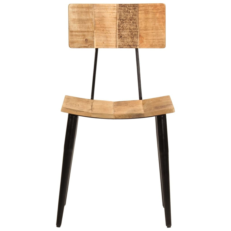 vidaXL 2 db tömör mangófa étkezőszék 44 x 40 x 80 cm