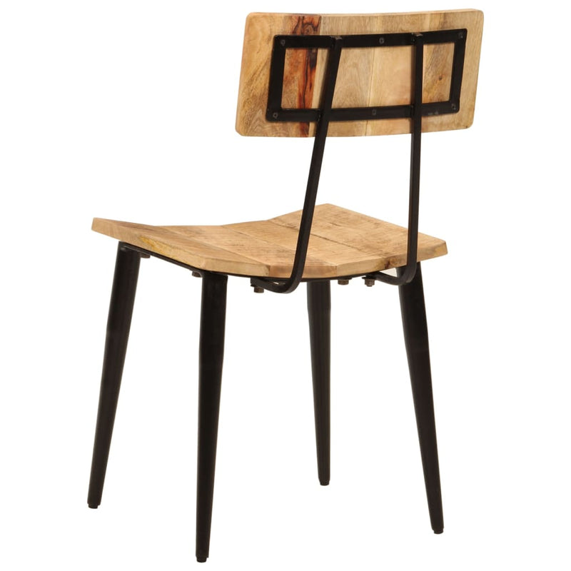vidaXL 2 db tömör mangófa étkezőszék 44 x 40 x 80 cm