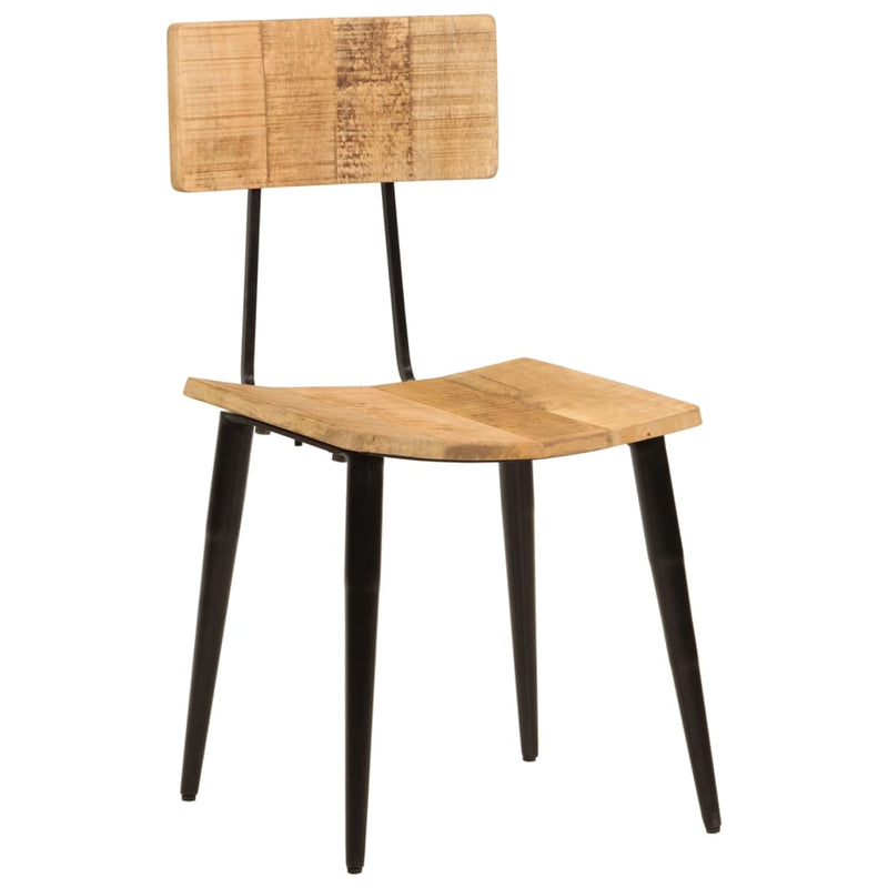 vidaXL 2 db tömör mangófa étkezőszék 44 x 40 x 80 cm
