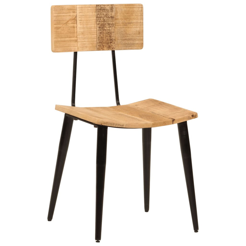 vidaXL 2 db tömör mangófa étkezőszék 44 x 40 x 80 cm