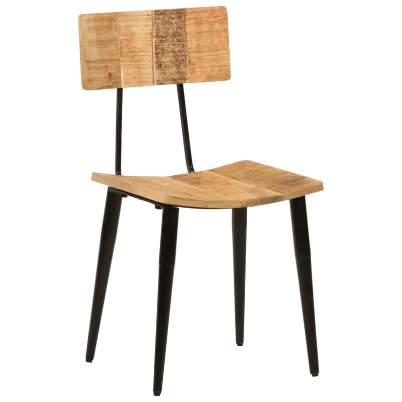 vidaXL 2 db tömör mangófa étkezőszék 44 x 40 x 80 cm