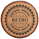 vidaXL 2 db valódi bőr és tömör akácfa bárszék