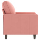 vidaXL rózsaszín bársony kanapéfotel 60 cm