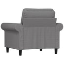 vidaXL világosszürke szövet kanapéfotel 60 cm