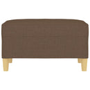 vidaXL barna szövet lábzsámoly 70 x 55 x 41 cm