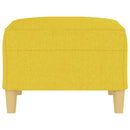 vidaXL világossárga szövet lábzsámoly 70x55x41 cm