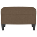 vidaXL barna szövet lábzsámoly 60 x 50 x 41 cm