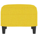 vidaXL világossárga szövet lábzsámoly 60 x 50 x 41 cm