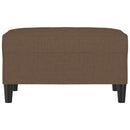vidaXL barna szövet lábzsámoly 70 x 55 x 41 cm