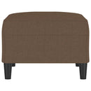 vidaXL barna szövet lábzsámoly 70 x 55 x 41 cm