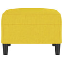 vidaXL világossárga szövet lábzsámoly 70x55x41 cm