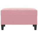 vidaXL rózsaszín bársony lábzsámoly 70x55x41 cm