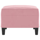 vidaXL rózsaszín bársony lábzsámoly 70x55x41 cm