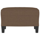 vidaXL barna szövet lábzsámoly 60 x 50 x 41 cm