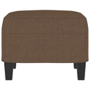 vidaXL barna szövet lábzsámoly 60 x 50 x 41 cm