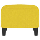 vidaXL világossárga szövet lábzsámoly 60 x 50 x 41 cm