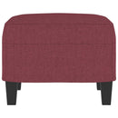 vidaXL bordó szövet lábzsámoly 60 x 50 x 41 cm
