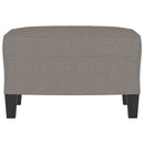 vidaXL tópszínű szövet lábzsámoly 60 x 50 x 41 cm