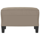 vidaXL tópszínű mikroszálas szövet lábzsámoly 60 x 50 x 41 cm