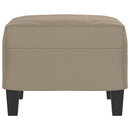 vidaXL tópszínű mikroszálas szövet lábzsámoly 60 x 50 x 41 cm