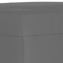 vidaXL sötétszürke mikroszálas szövet lábzsámoly 60 x 50 x 41 cm