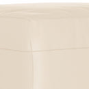 vidaXL bézs mikroszálas szövet lábzsámoly 60 x 50 x 41 cm