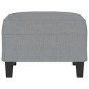 vidaXL világosszürke szövet lábzsámoly 70x55x41 cm