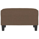 vidaXL barna szövet lábzsámoly 70 x 55 x 41 cm