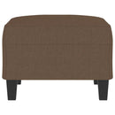 vidaXL barna szövet lábzsámoly 70 x 55 x 41 cm