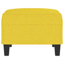 vidaXL világossárga szövet lábzsámoly 70x55x41 cm