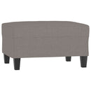 vidaXL tópszínű szövet lábzsámoly 70 x 55 x 41 cm