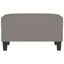 vidaXL tópszínű szövet lábzsámoly 70 x 55 x 41 cm