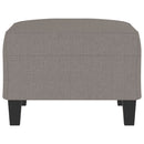 vidaXL tópszínű szövet lábzsámoly 70 x 55 x 41 cm