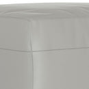 vidaXL világosszürke mikroszálas szövet lábzsámoly 70 x 55 x 41 cm