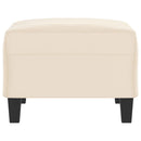 vidaXL bézs mikroszálas szövet lábzsámoly 70 x 55 x 41 cm