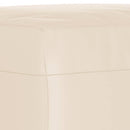 vidaXL bézs mikroszálas szövet lábzsámoly 70 x 55 x 41 cm