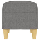 vidaXL sötétszürke szövet pad 70 x 35 x 41 cm