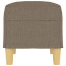 vidaXL tópszínű szövet pad 70 x 35 x 41 cm