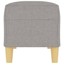 vidaXL világosszürke szövet pad 100 x 35 x 41 cm