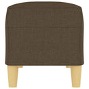 vidaXL barna szövet pad 100 x 35 x 41 cm