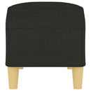 vidaXL fekete szövet pad 100 x 35 x 41 cm